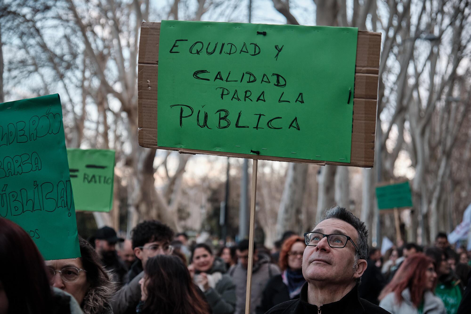 Educación lectivas manifestación - 3